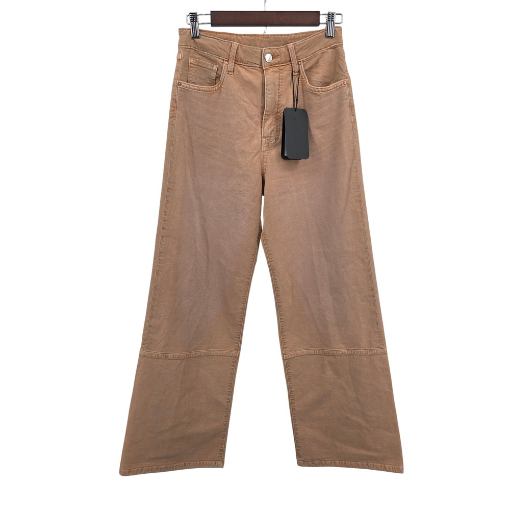 Wide Leg Cropped Pants‎ Velocity Apparelz Newtimes Beige Women's
